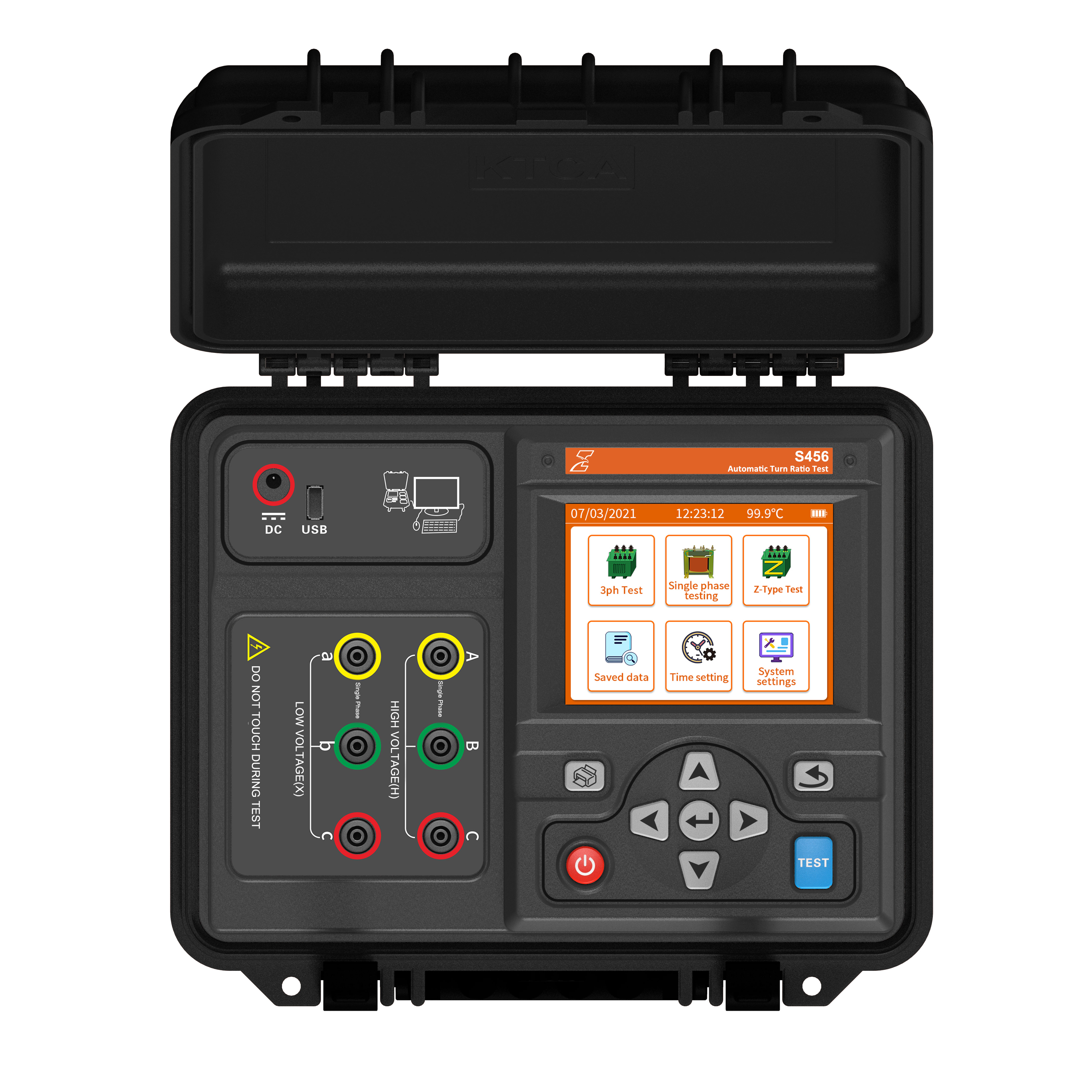 High voltage cable test and diagnostic equipment